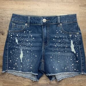 Maurices Pearl Jeweled Bling Shorts